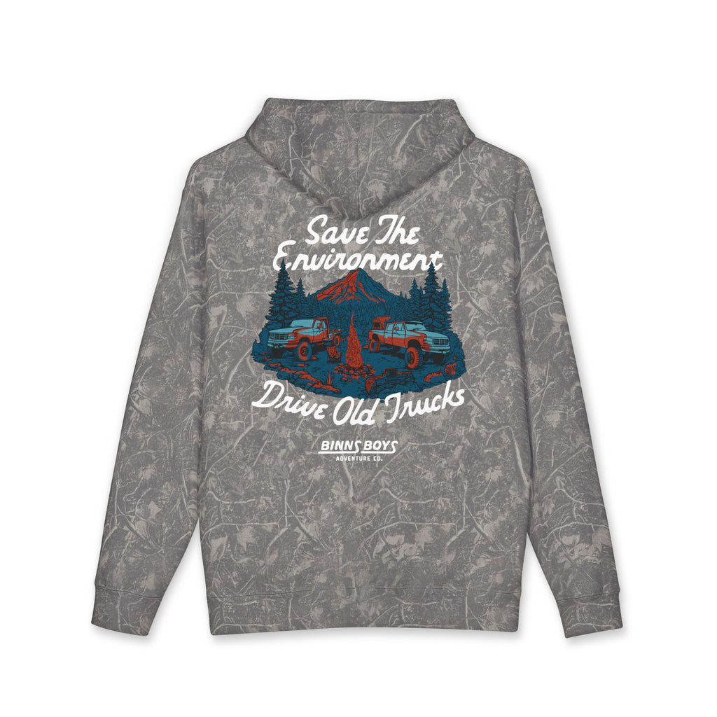 Save the Environment Heavyweight Camo Hoodie