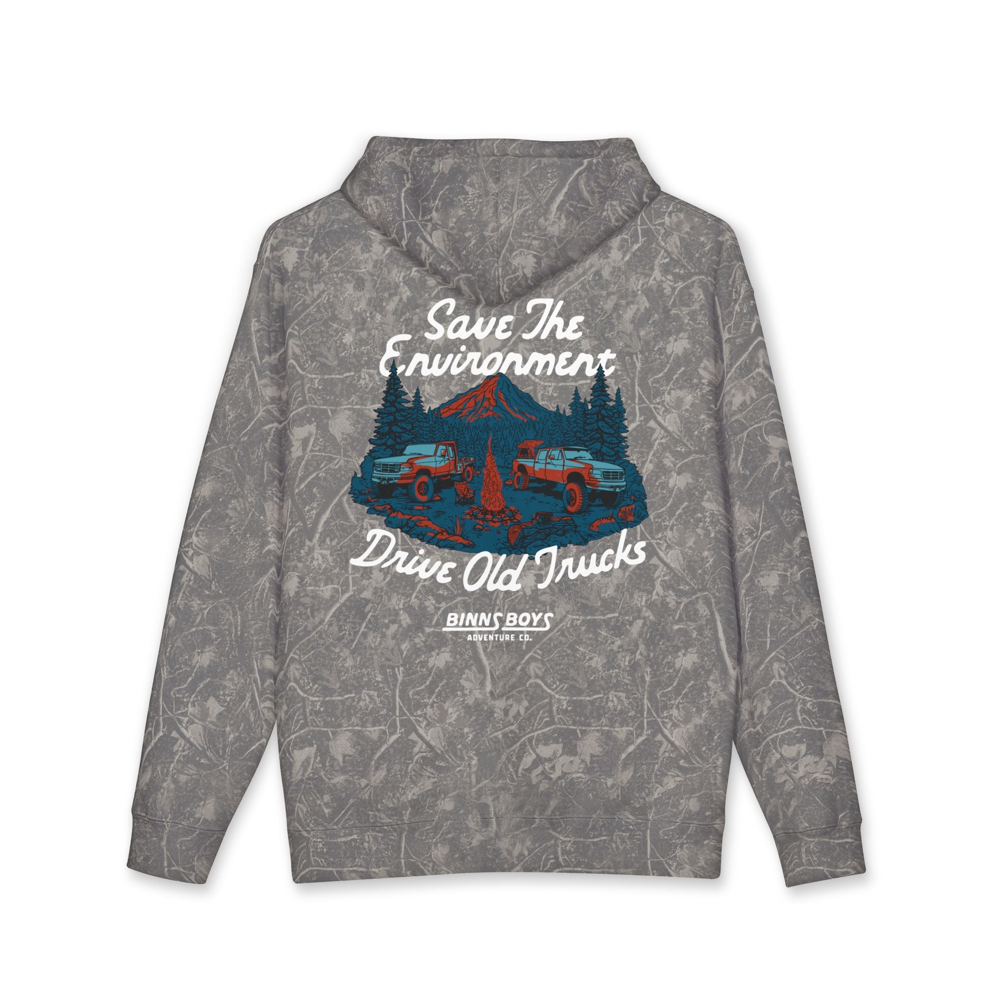 Save the Environment Heavyweight Camo Hoodie