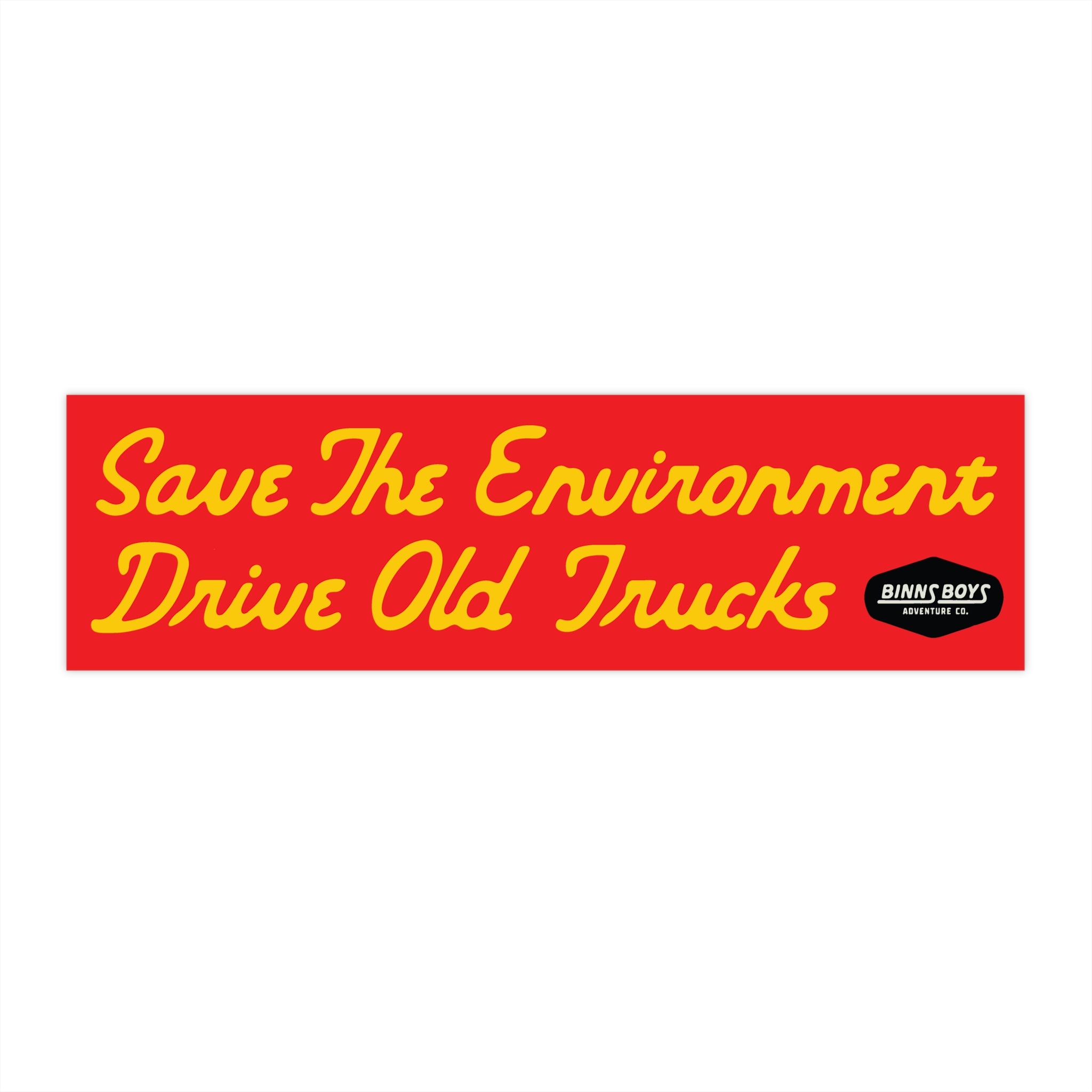 Save the environment Bumper Sticker