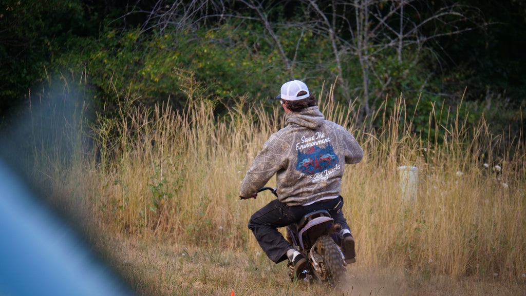 Save the Environment Heavyweight Camo Hoodie